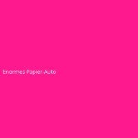 Enormes Papier-Auto