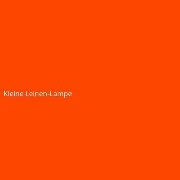 Kleine Leinen-Lampe