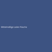 Mittelm&auml;&szlig;ige Leder-Flasche