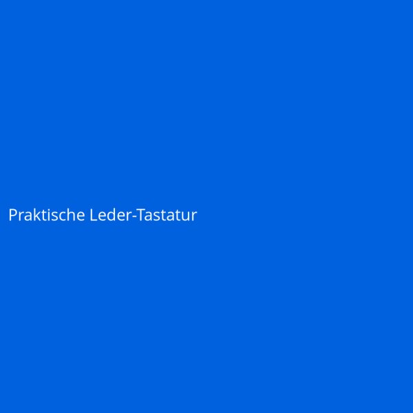Praktische Leder-Tastatur